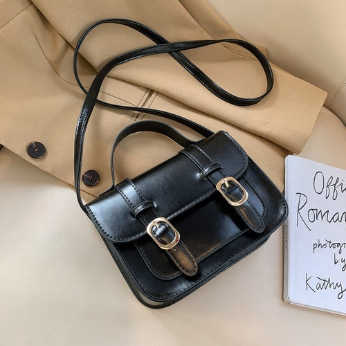 IELGY College style British retro postman bag with one shoulder and one shoulder for Japanese students
