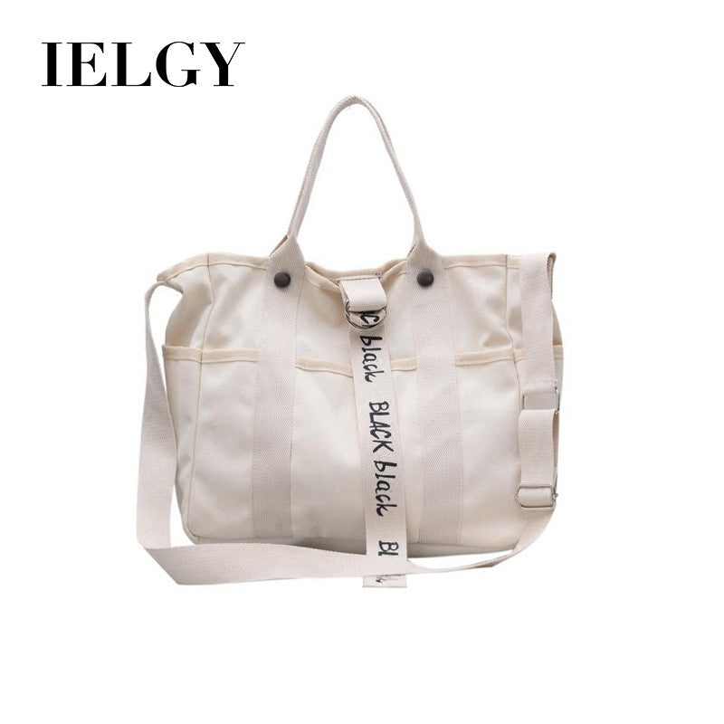 IELGY Diagonal bag large capacity oblique bag student bag literary bag