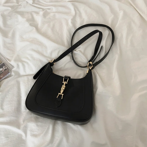 IELGY Horizontal square tide fashion underarm bag with high-grade western style hand-held