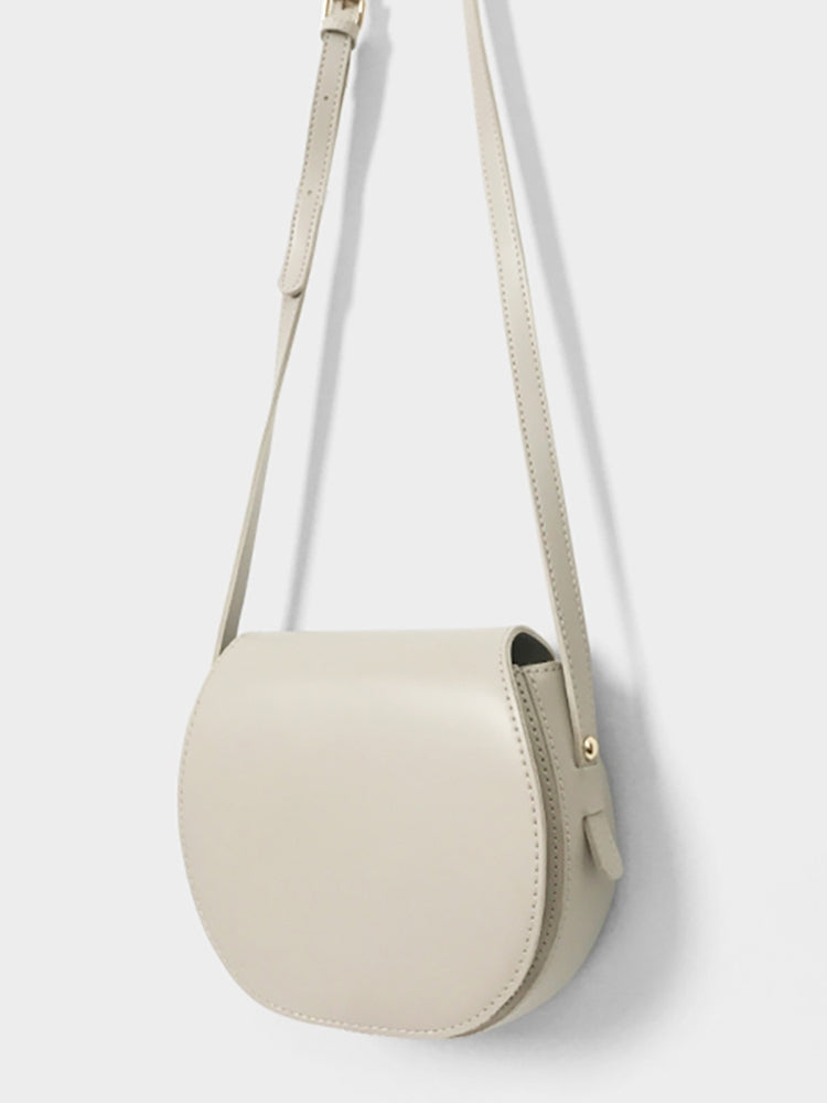 IELGY  retro saddle bag women bag Hong Kong wind oblique satchel ins small bag single shoulder simple 100 lap