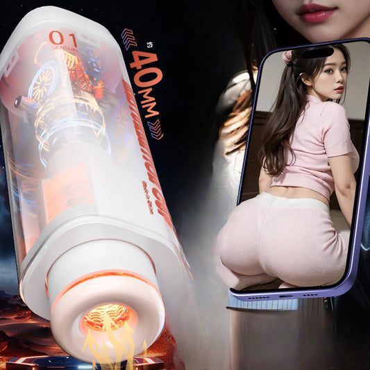 YOUTHAV Masturbator fully automatic electric heating retractable male masturbation supplies inflatable doll adult sex toys