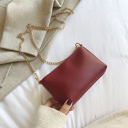 IELGY   Korean version of the simple one-shoulder slanted bag mini summer mobile phone women's bag