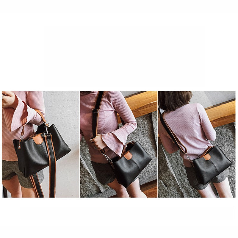 IELGY 3 colors Large-capacity handbag shoulder bag