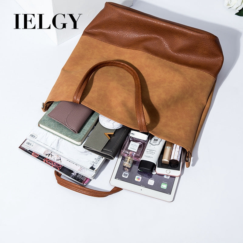 IELGY Women's Messenger Bag Europe and America Fashion Large Capacity Tote Bag