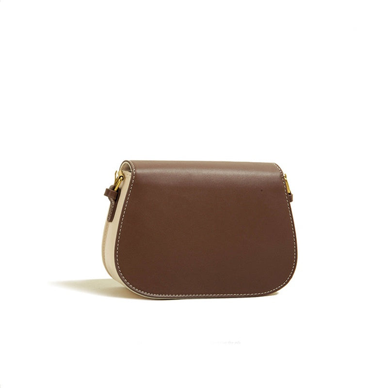 IELGY color matching shoulder strap adjustable ladies retro high-end crossbody bag