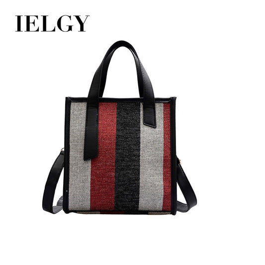 IELGY Canvas bag spring and summer hit color one-shoulder slanted bag carry-on women's bag