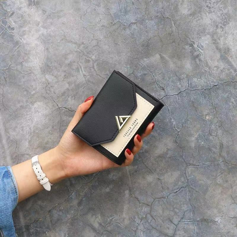 IELGY Korean version zero wallet student mini sweet and lovely short Ladies Wallet