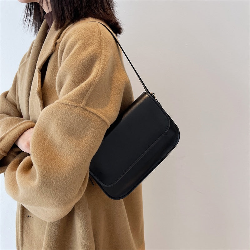 retro messenger bag casual simple fashion small square bag