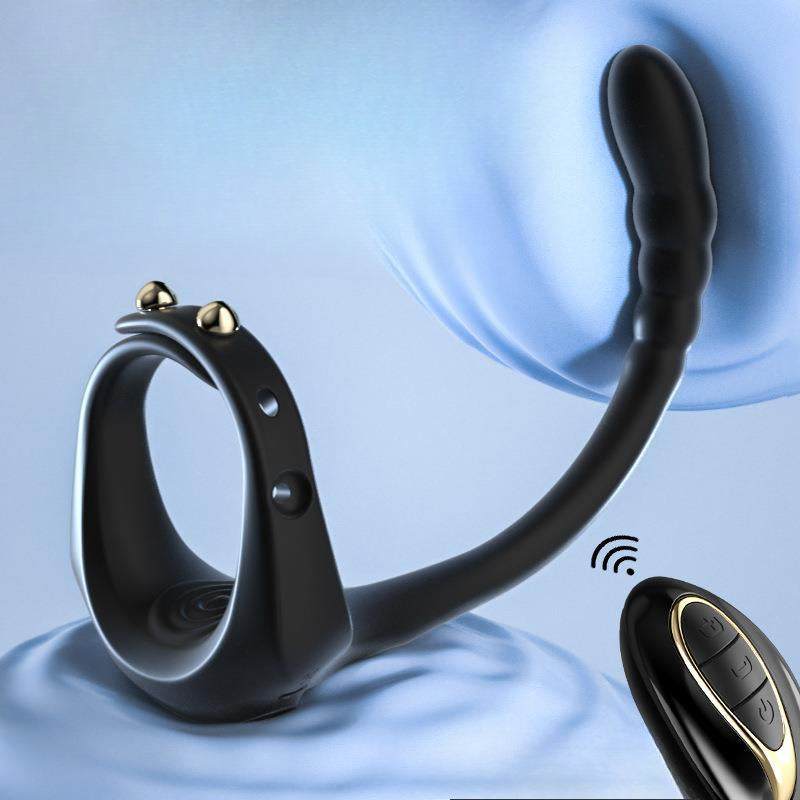 YOUTHAV The second generation of the Lord of the Rings lock sperm ring for men, penis ring for couples, resonance, men and women, vibration delay ring, sheep and chicken male ring