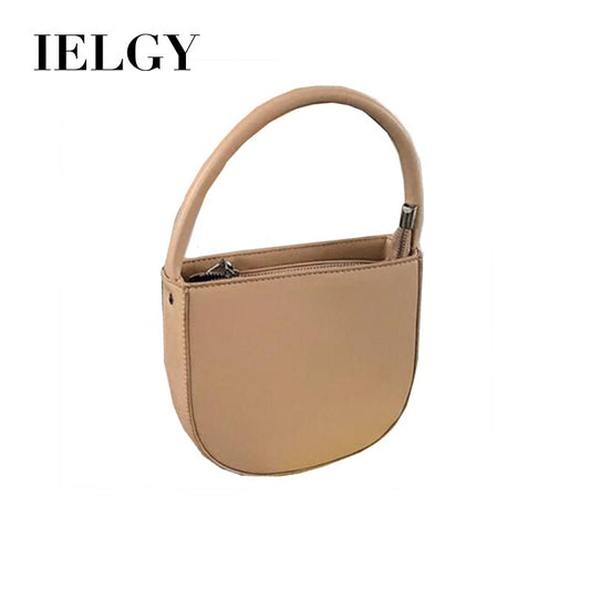 IELGY semi-circular portable diagonal shoulder handbag