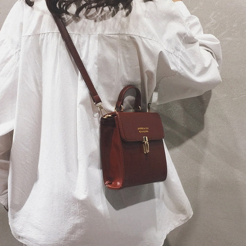 IELGY new lock diagonal diagonal mini bag