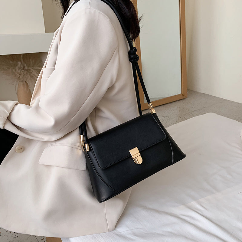 IELGY Stylish one-shouldered underarm with creamy brown high-quality women's bags