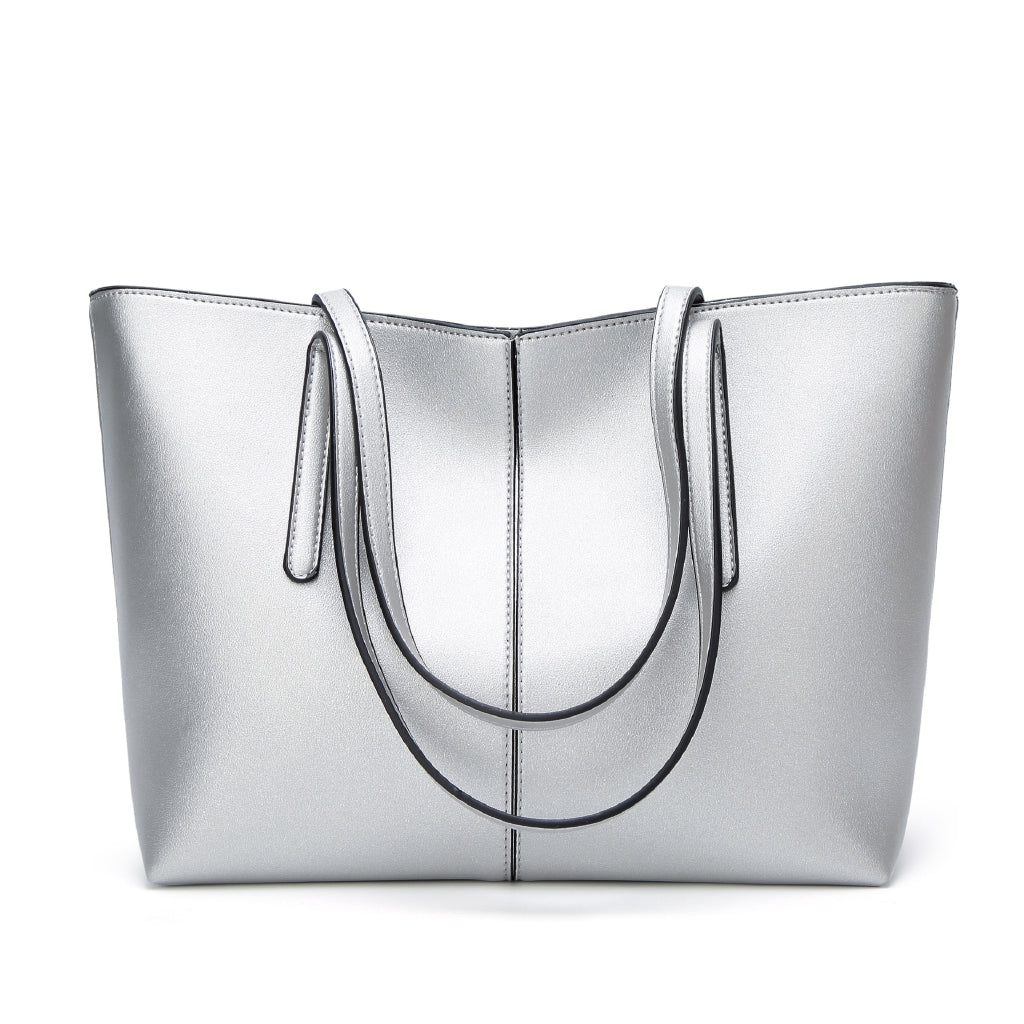 IELGY Women's bag new fashion simple and versatile large-capacity tote bag