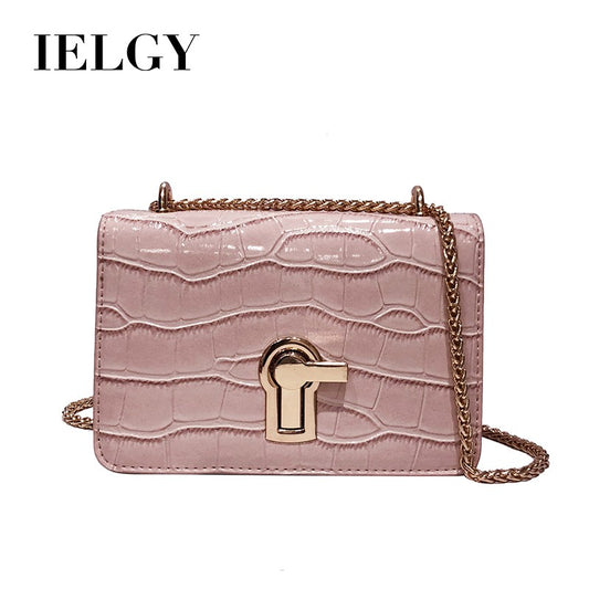 IELGY Crossbody bag Korean version of the wild Messenger bag fashion chain shoulder bag