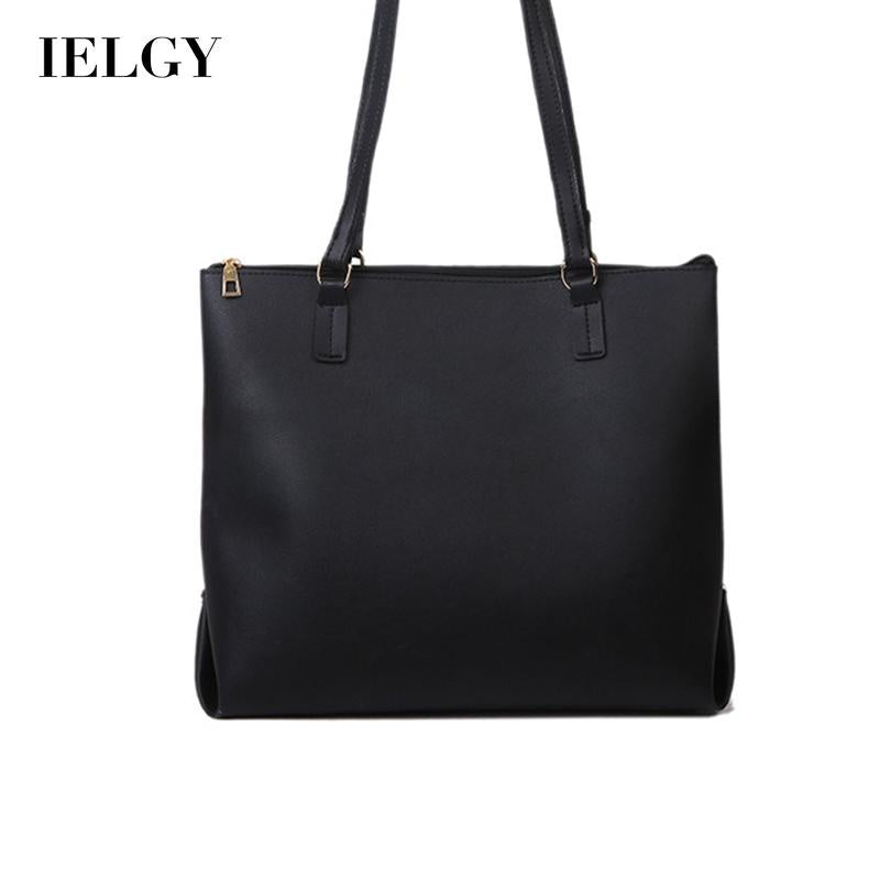 IELGY large-capacity ladies fashion one-shoulder western style casual all-match tote bag