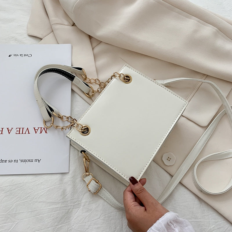 IELGY Korean version of all-match ins handbag female fashion trendy one-shoulder messenger bag