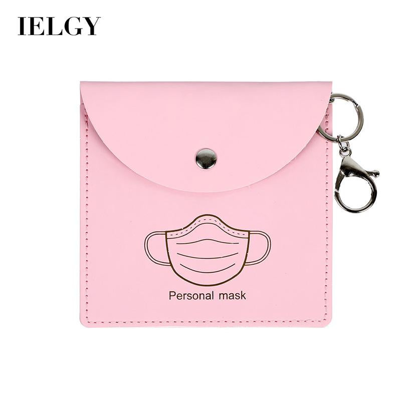 IELGY multicolor optional mask environmental protection PU storage bag