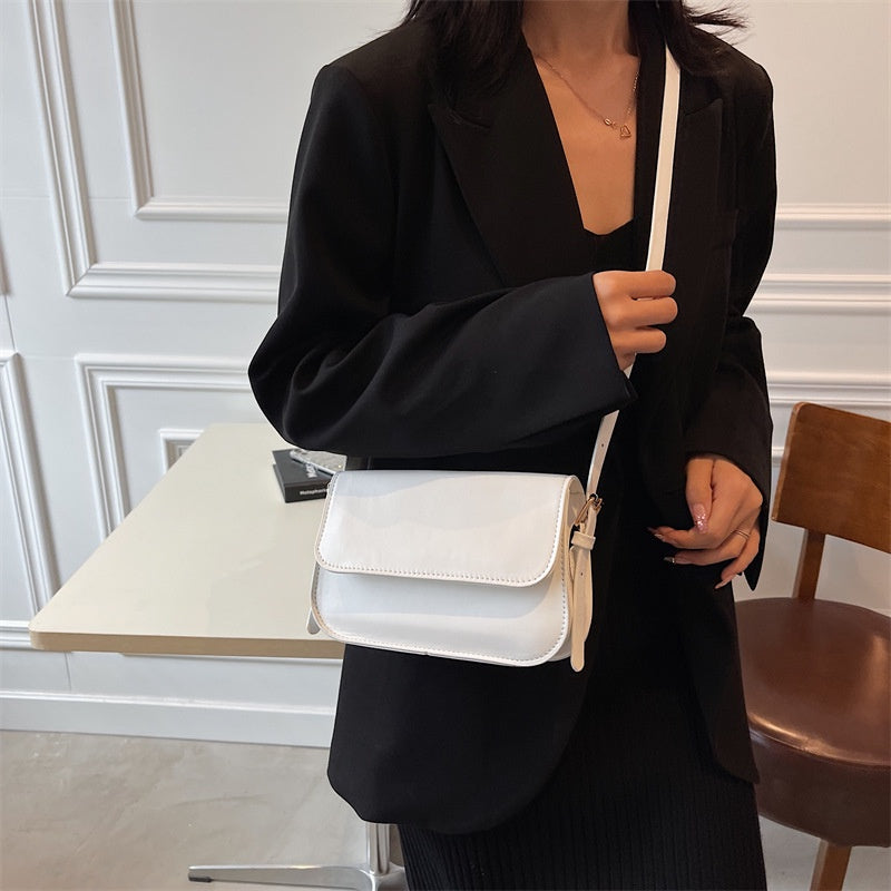 retro messenger bag casual simple fashion small square bag