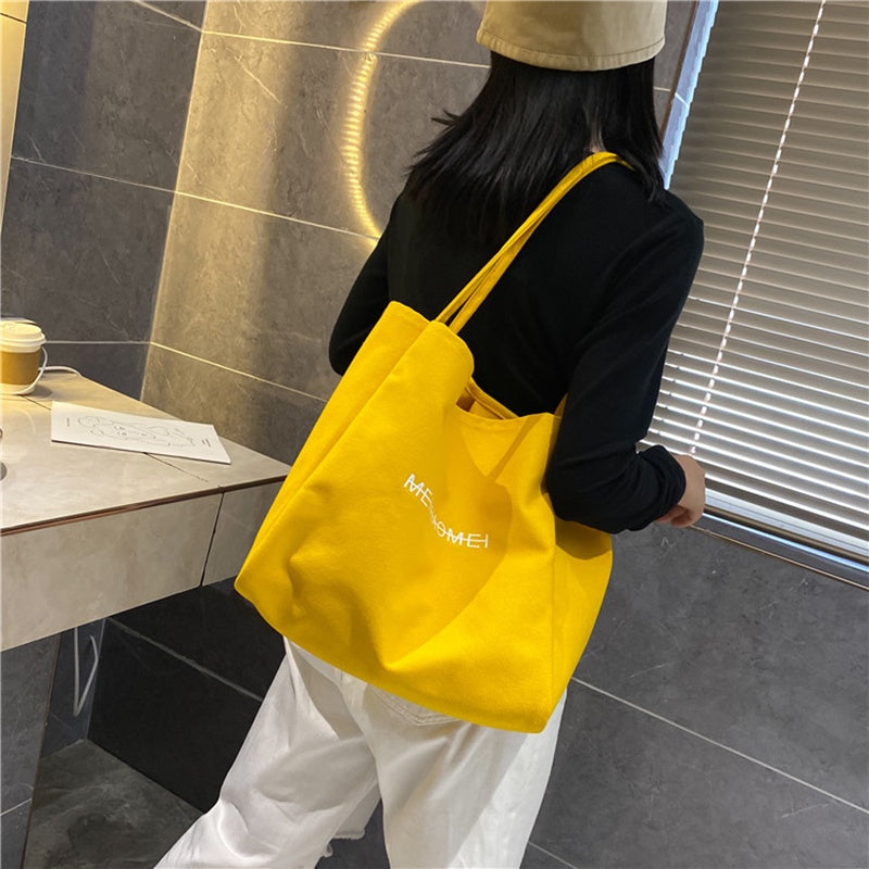 IELGY Western Style Casual All-Matching Canvas Summer Fashion Large Capacity New Trendy Women's Tote Bag
