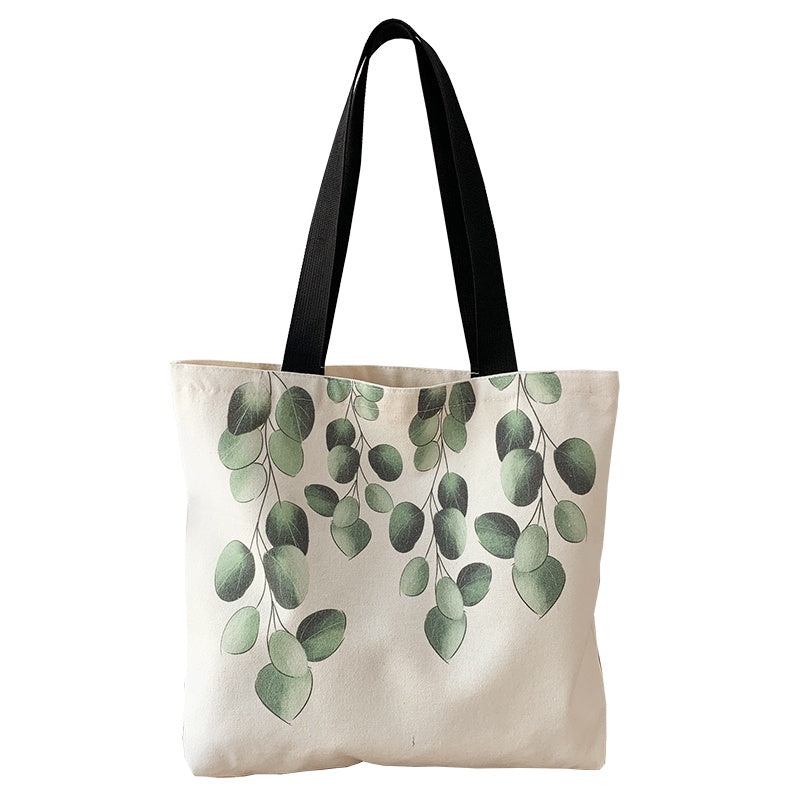 IELGY original women's single shoulder Japanese Harajuku small fresh canvas bag