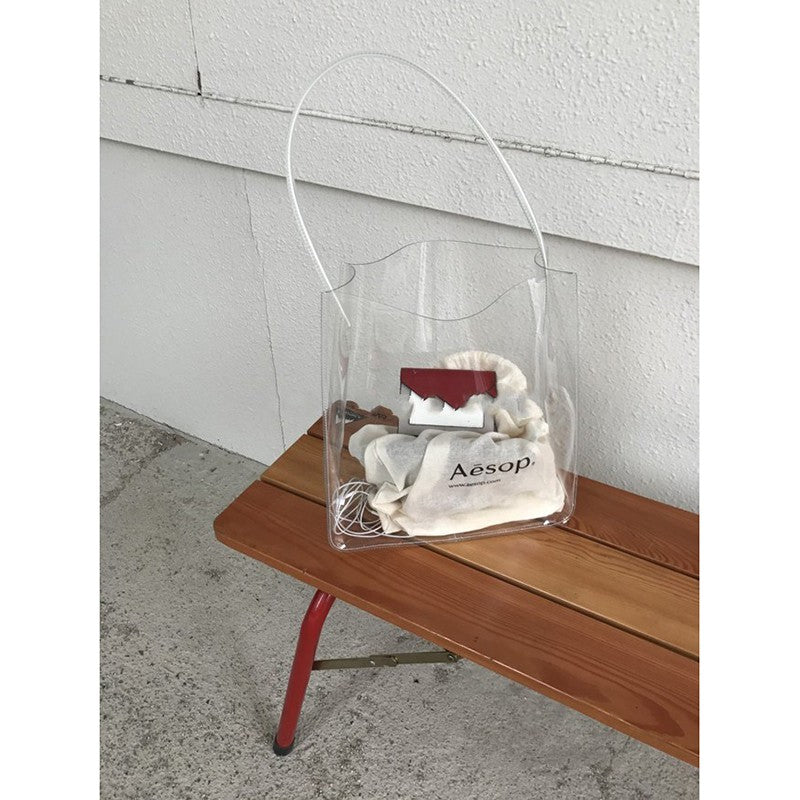 IELGY Transparent handbag PVC Tote bag large capacity