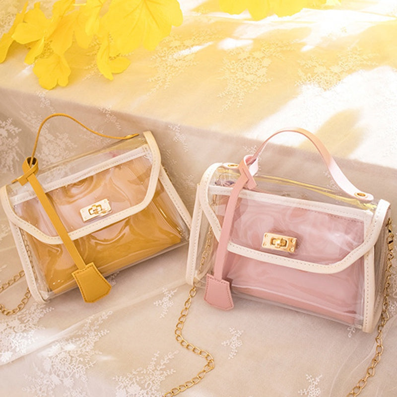 IELGY Korean style simple female bag casual mother-and-child bag chain small square bag