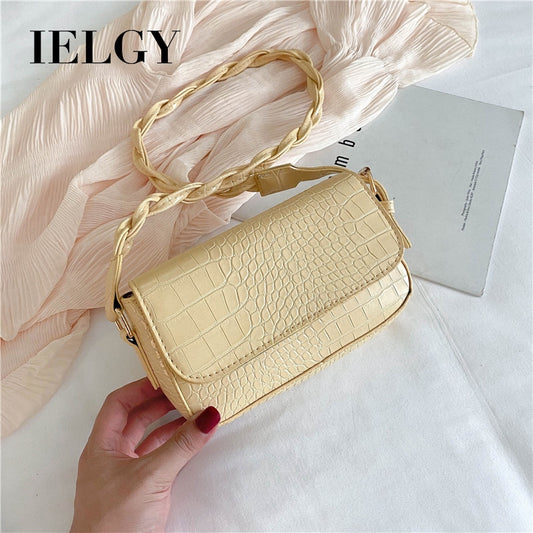 IELGY Trend women's bag shoulder messenger bag female joker ins small square bag