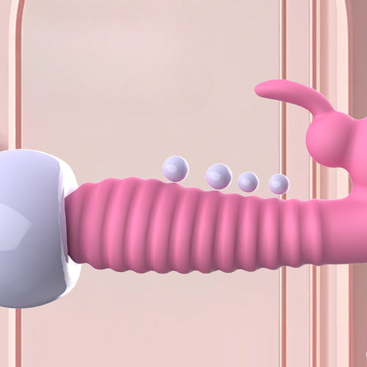 YOUTHAV Rabbit double vibrator frequency conversion vibrator female massage stick instant masturbation device adult toy sex toys