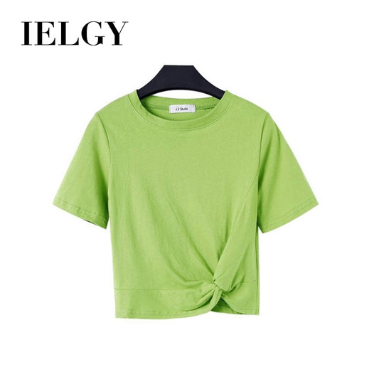 IELGY Women's summer short-sleeved short-sleeved T-shirt