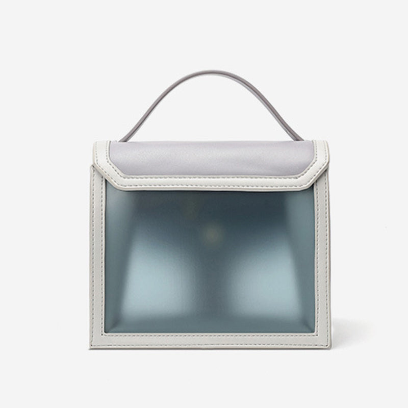 IELGY cross-body summer vitality High-class sense jelly bag fashion western style portable generous button exquisite style contrast color