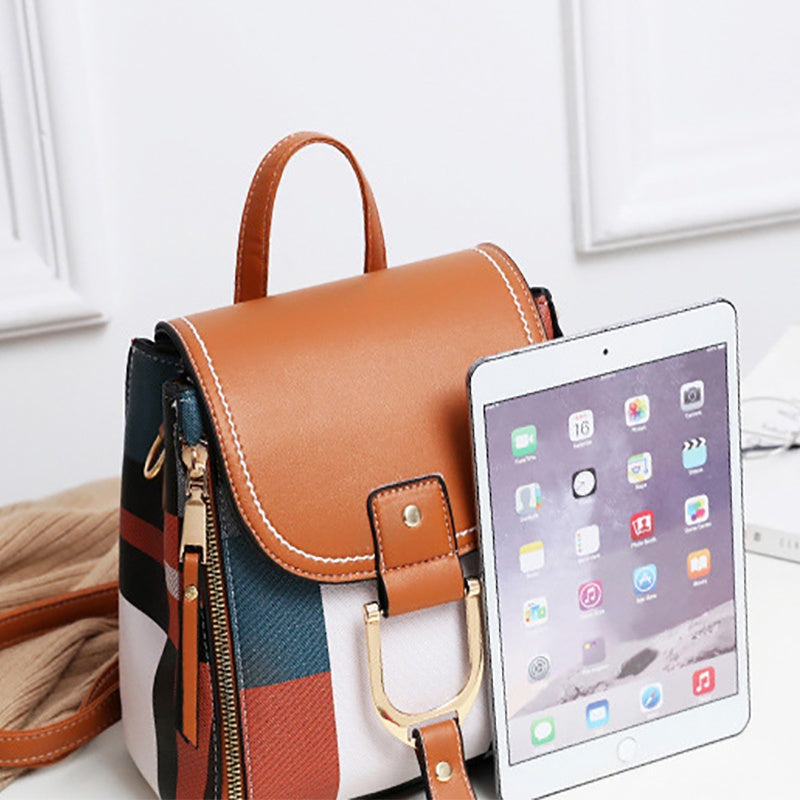 IELGY crossbody Korean fashion soft leather single and backpack