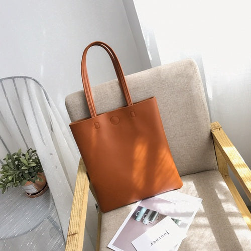 IELGY  Tote bag student 100 lap simple large capacity single shoulder handbag tide