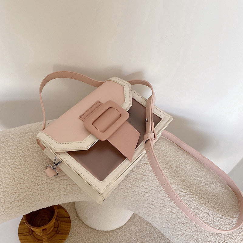 IELGY  Women's bag macaron transparent fruit bag one shoulder slung handbag