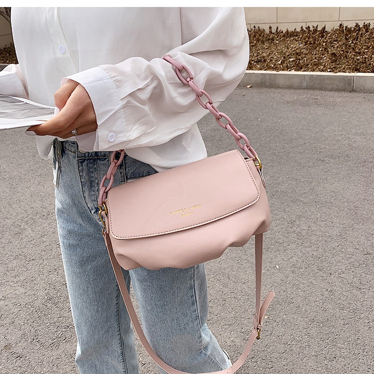 IELGY new tide korean version 100 lap oblique satchel yangqi fashion cloud bag