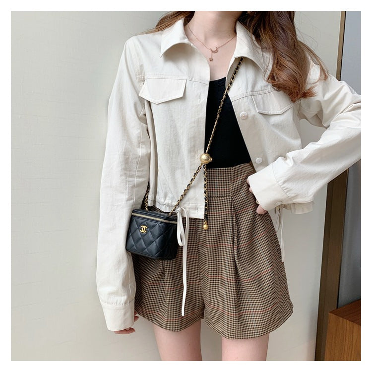 IELGY Women's clothes loose versatile fashion Korean style long sleeves suits casual thin jackets