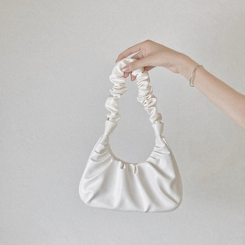 IELGY Ladies armpit bag fold cloud bag shoulder messenger bag niche texture handbag
