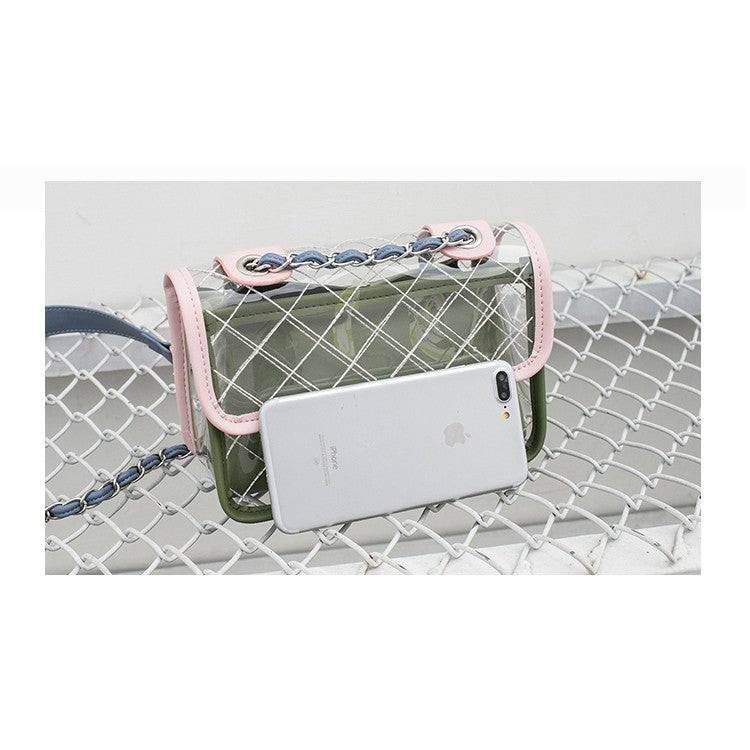 Transparent package chain pvc small package