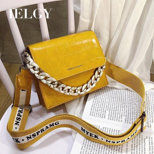 IELGY chain handbag crocodile shoulder diagonal bag