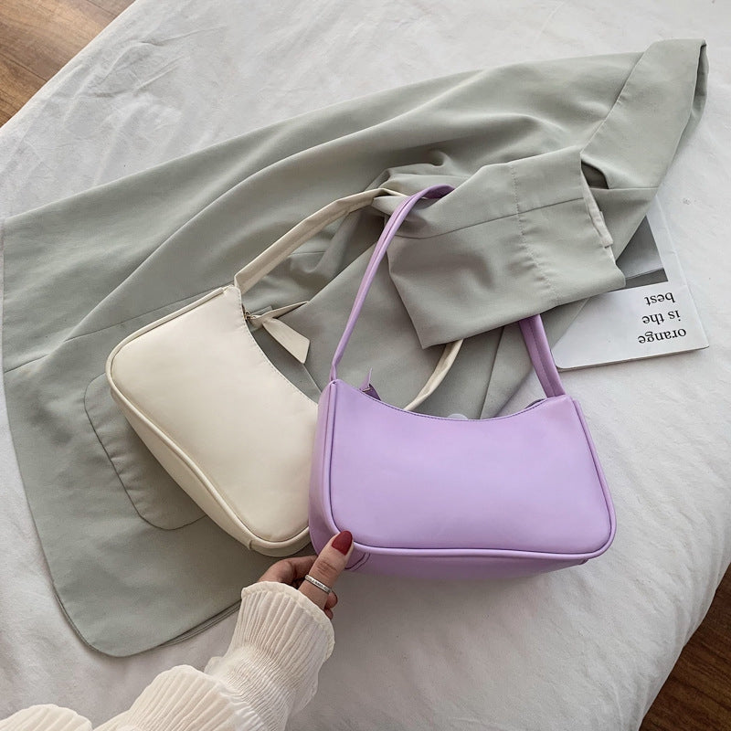 IELGY Women's fashion pure color one-shoulder bag hundred women bag tide.