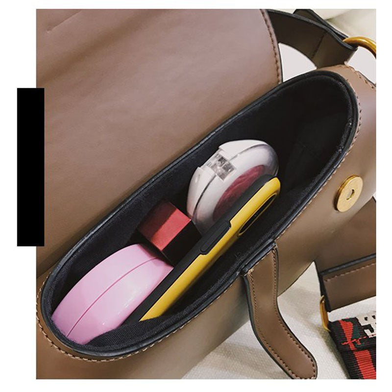 IELGY saddle bag wide shoulder strap cross bag