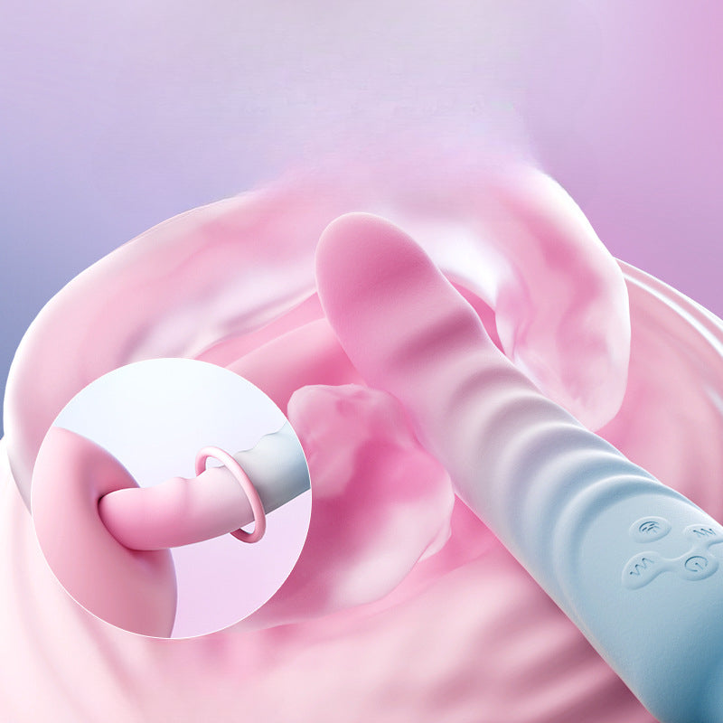 YOUTHAV Vibrating vibrator, vibrating and heating double-headed vibrator, female masturbator, adult sex toys