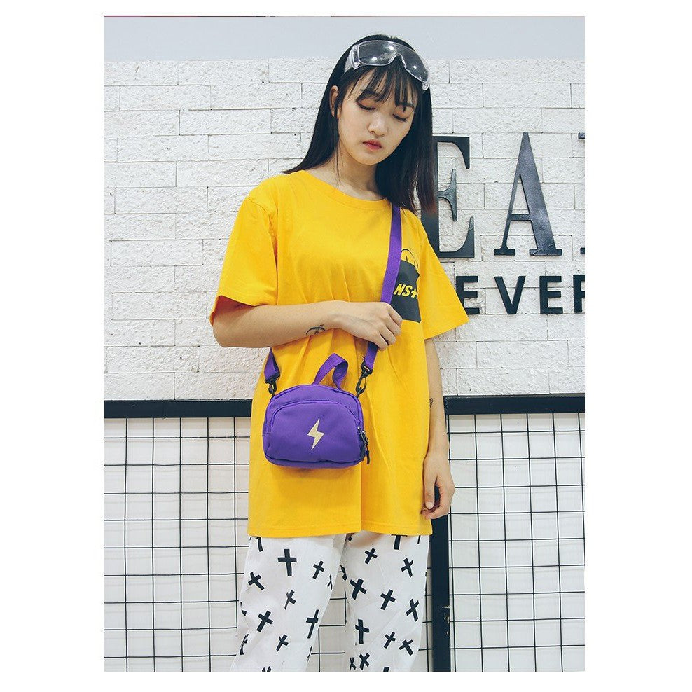 IELGY Fashion Street Lightning Packet Crossbody Bag