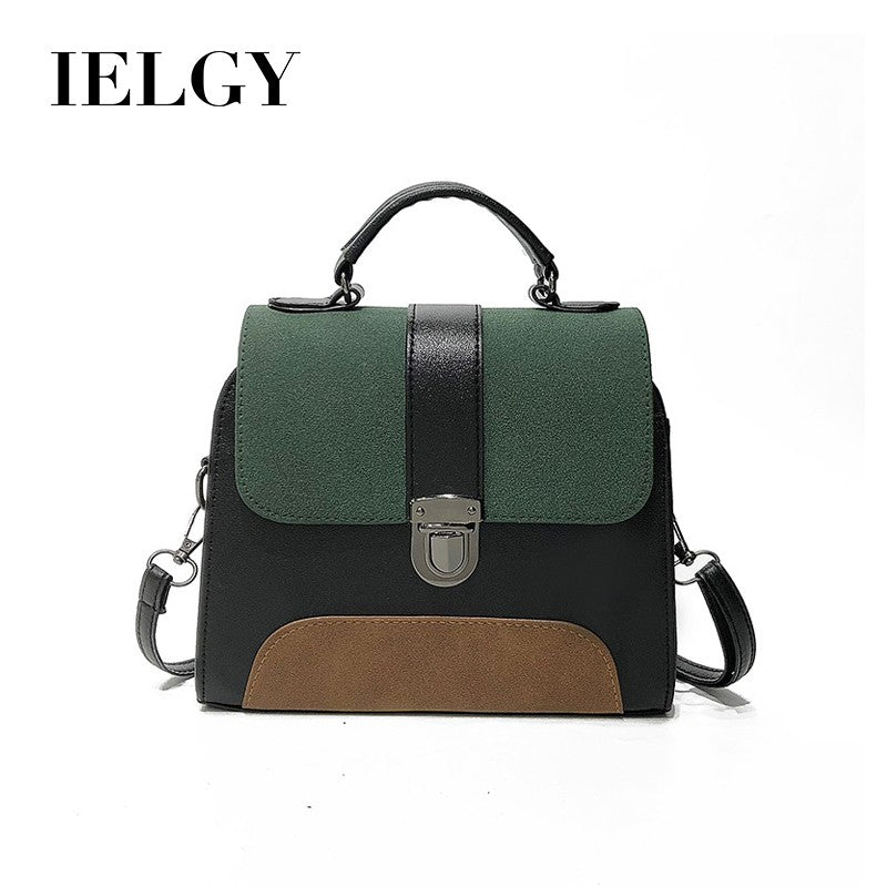 IELGY Shoulder bag matte hit color shoulder bag