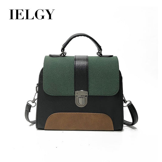 IELGY Shoulder bag matte hit color shoulder bag