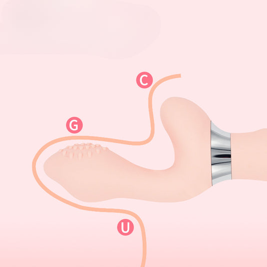 YOUTHAV Super strong vibration stimulation telescopic straight insertion AV stick fun masturbation silent silicone motor second orgasm vibrator