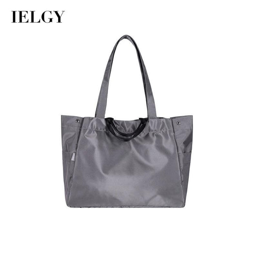 IELGY Women's bag simple Korean version casual portable all-match large capacity fashion Oxford one shoulder