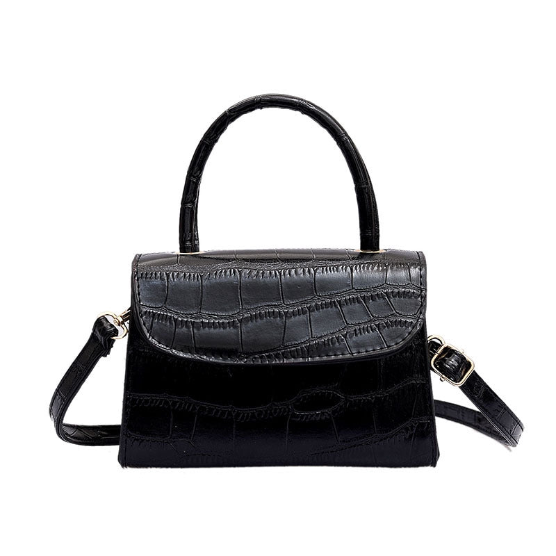 IELGY portable small square bag stone shoulder bag diagonal package