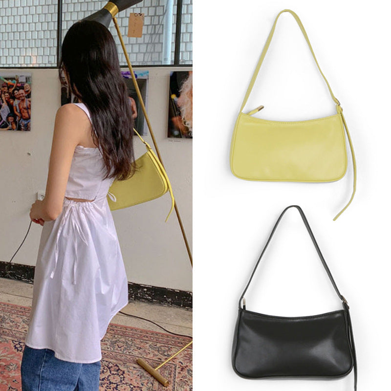 IELGY French stick underarm bag French one shoulder middle ancient bag hand bag female tide
