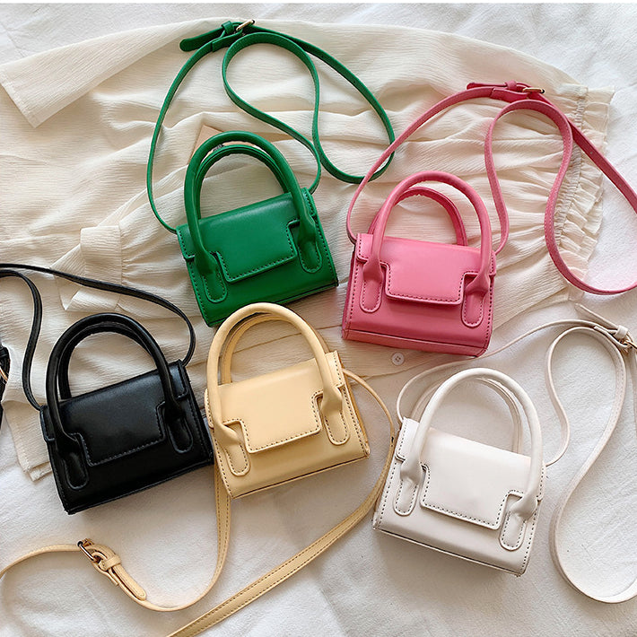 IELGY Fashion Simple Versatile Crossbody One Shoulder Handheld Small Square Bag Women