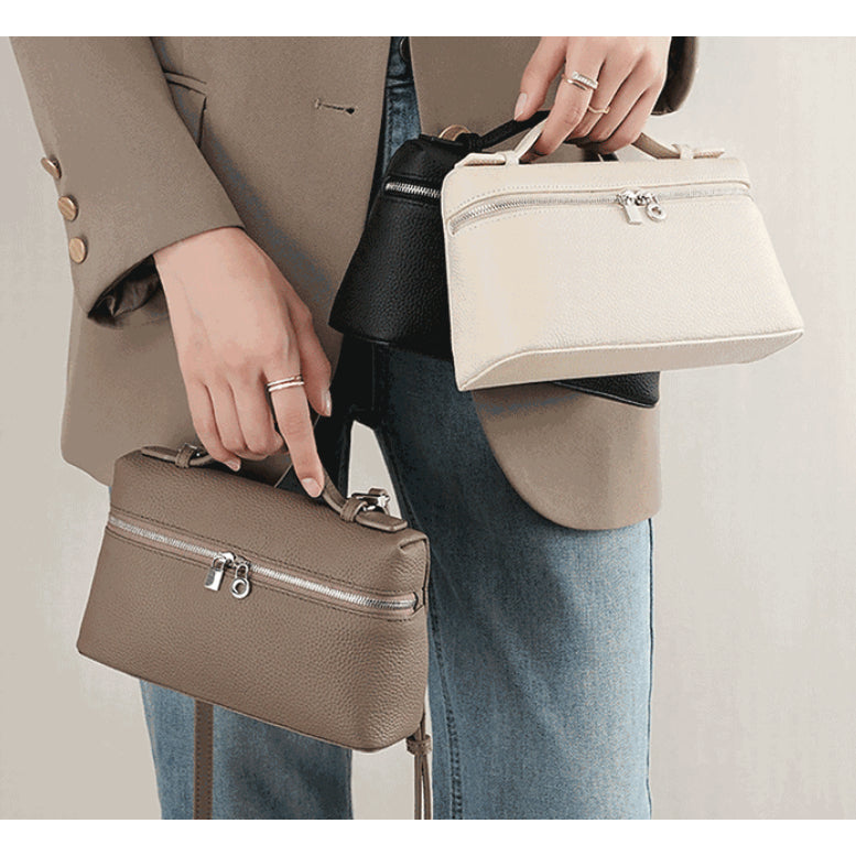 Ielgy Ladies Lunch Box Bag Shoulder Crossbody Portable Cosmetic Bag